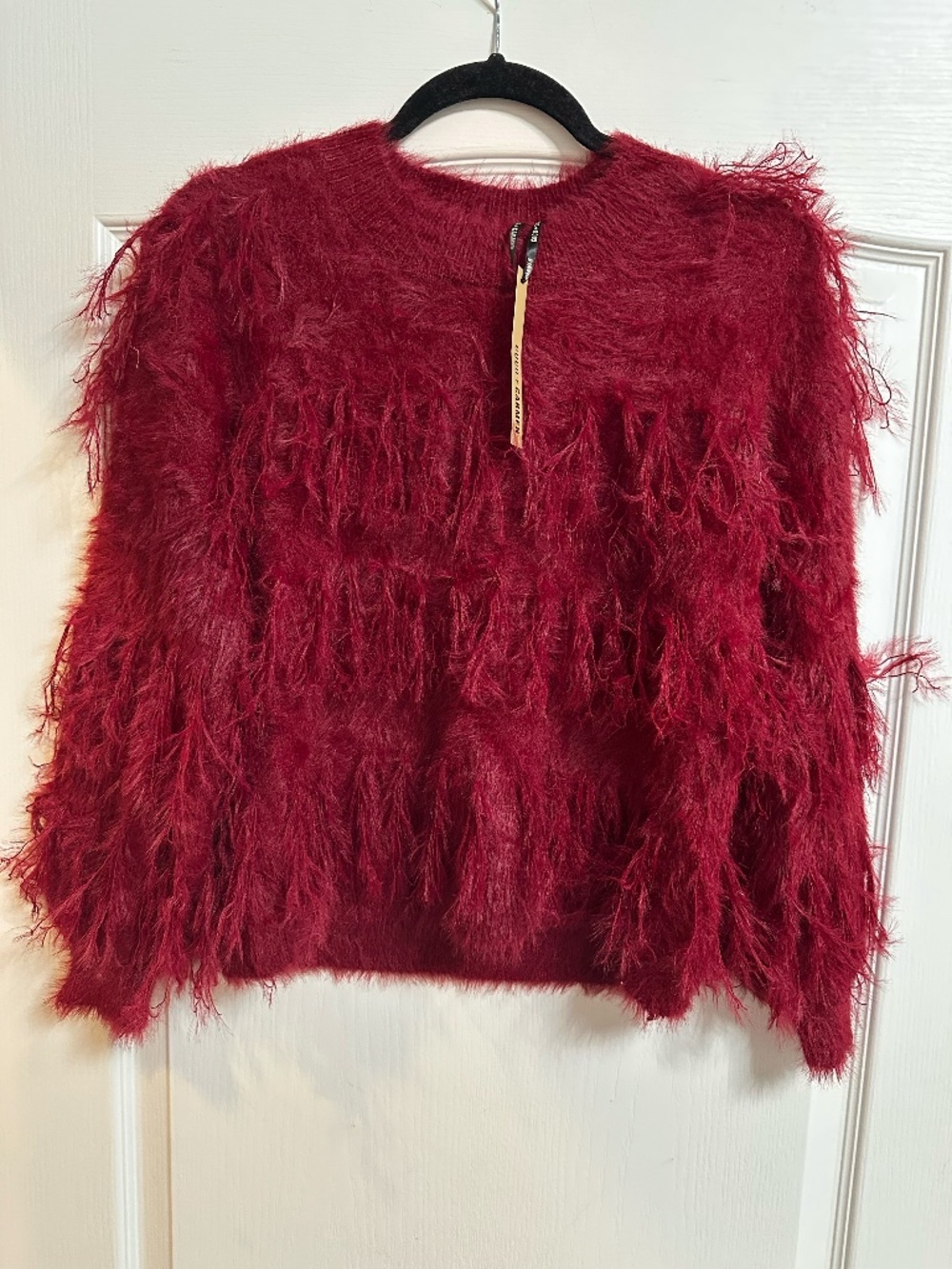Coco + Carmen Sweater- Cranberry s/m